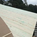 Wole oko 770×165 cm — deskowanie z drewna impregnowanego, widok lotniczy — firma Wole Oko